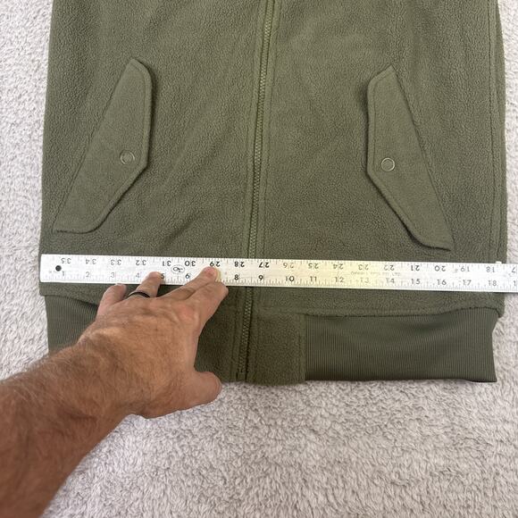 Burton Light Phase Hybrid fleece vest olive green Size M - Picture 5 of 9